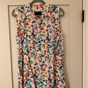 No. 6 Store Floral Button-down dress size 2/medium